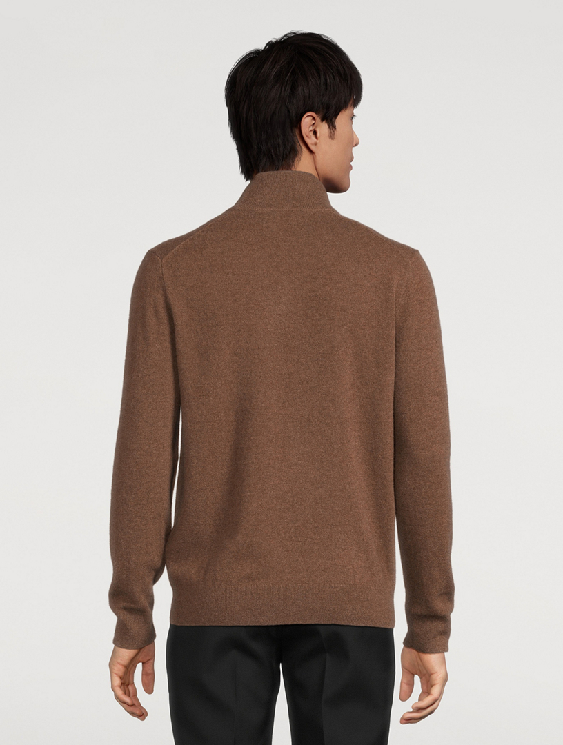 Wool Quarter-Zip Sweater