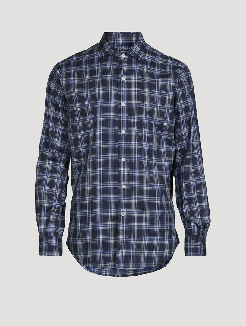 Sport Shirt Plaid Print