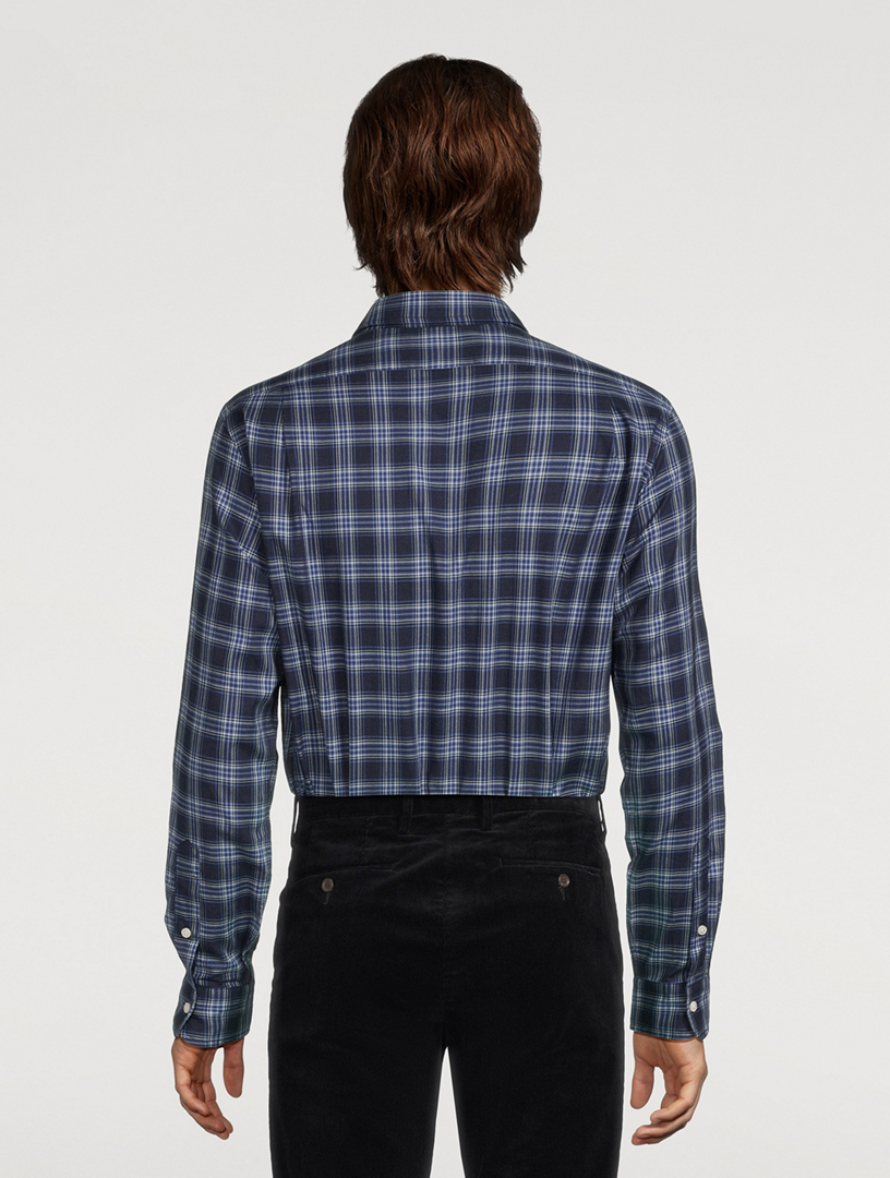 Sport Shirt Plaid Print