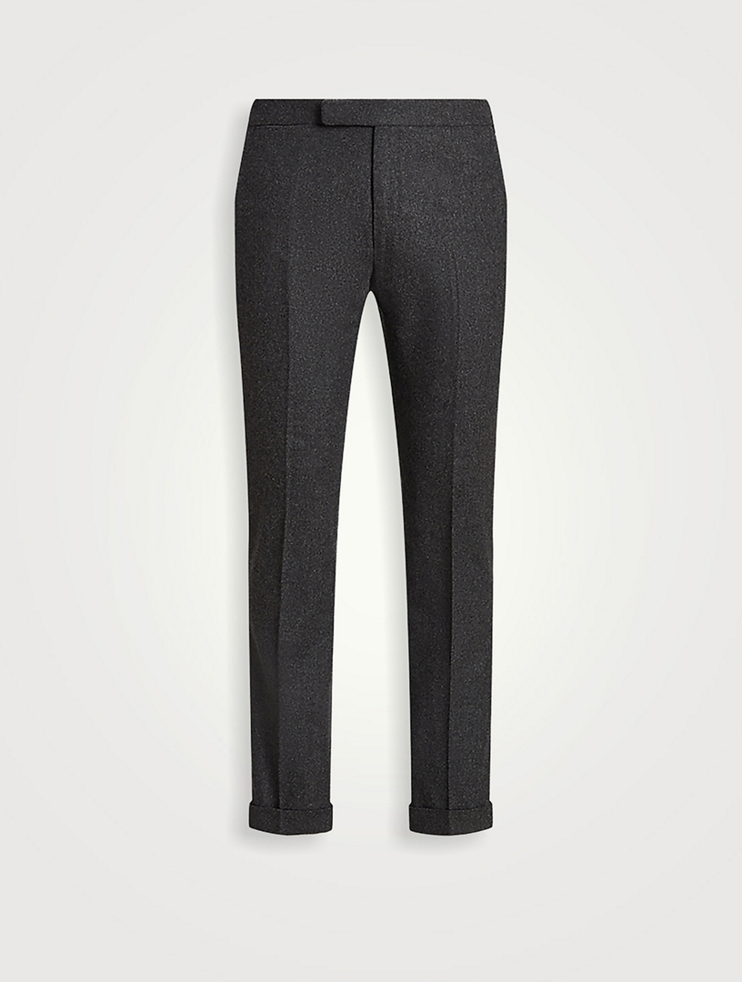 Pantalon en flanelle de laine
