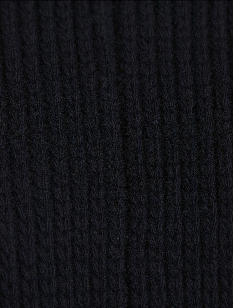 Wool Cashmere Turtleneck Cape