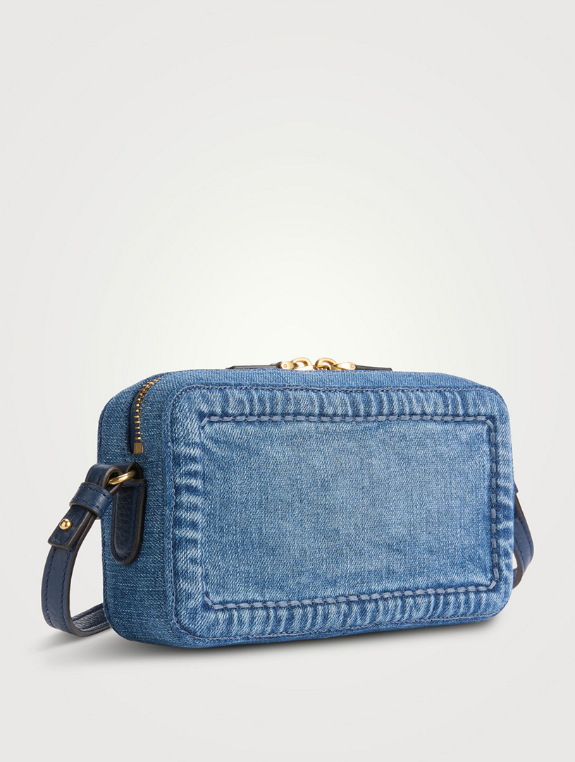 VALENTINO GARAVANI Mini Alltime Denim Camera Bag | Holt Renfrew
