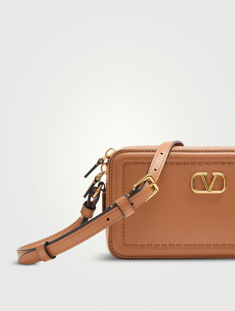 VALENTINO GARAVANI Mini Alltime Leather Camera Bag | Holt