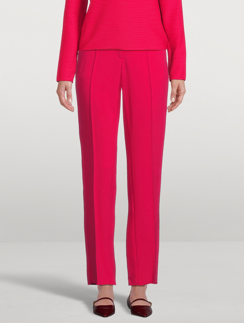 Cady Crêpe Slim Trousers