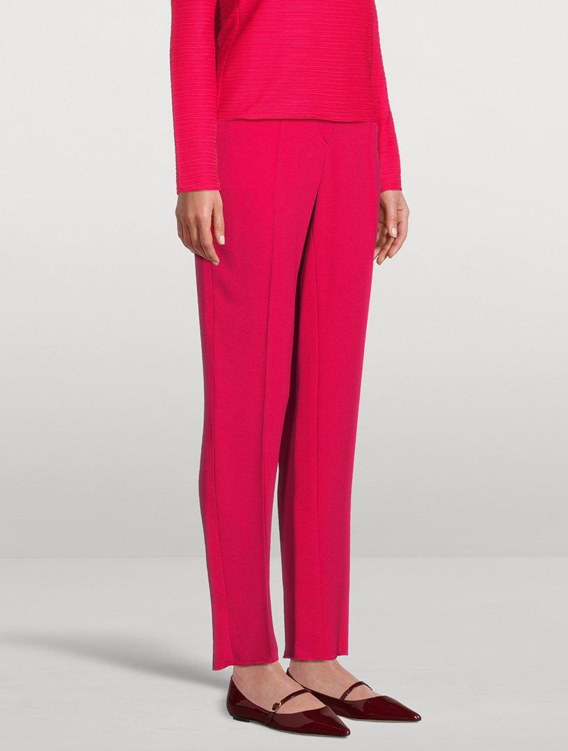 Cady Crêpe Slim Trousers
