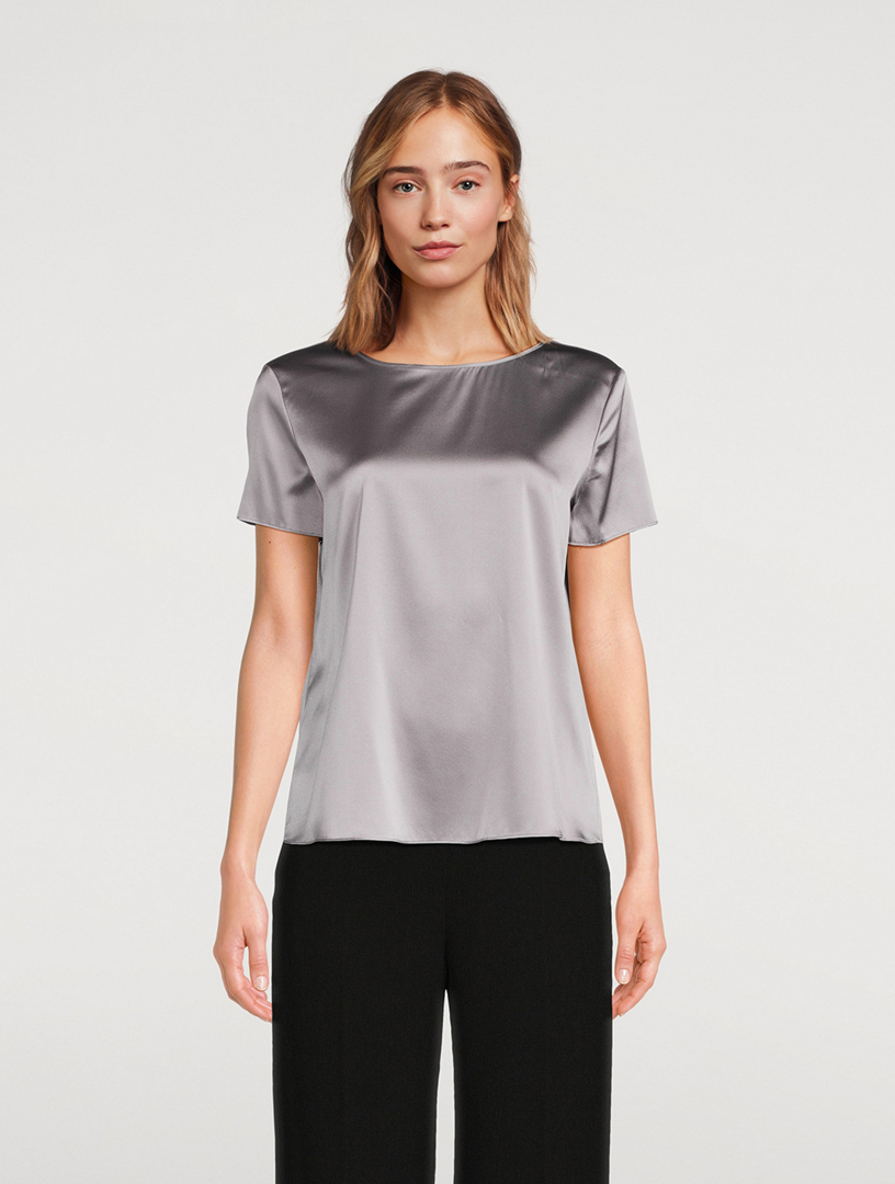 Stretch Silk T-Shirt