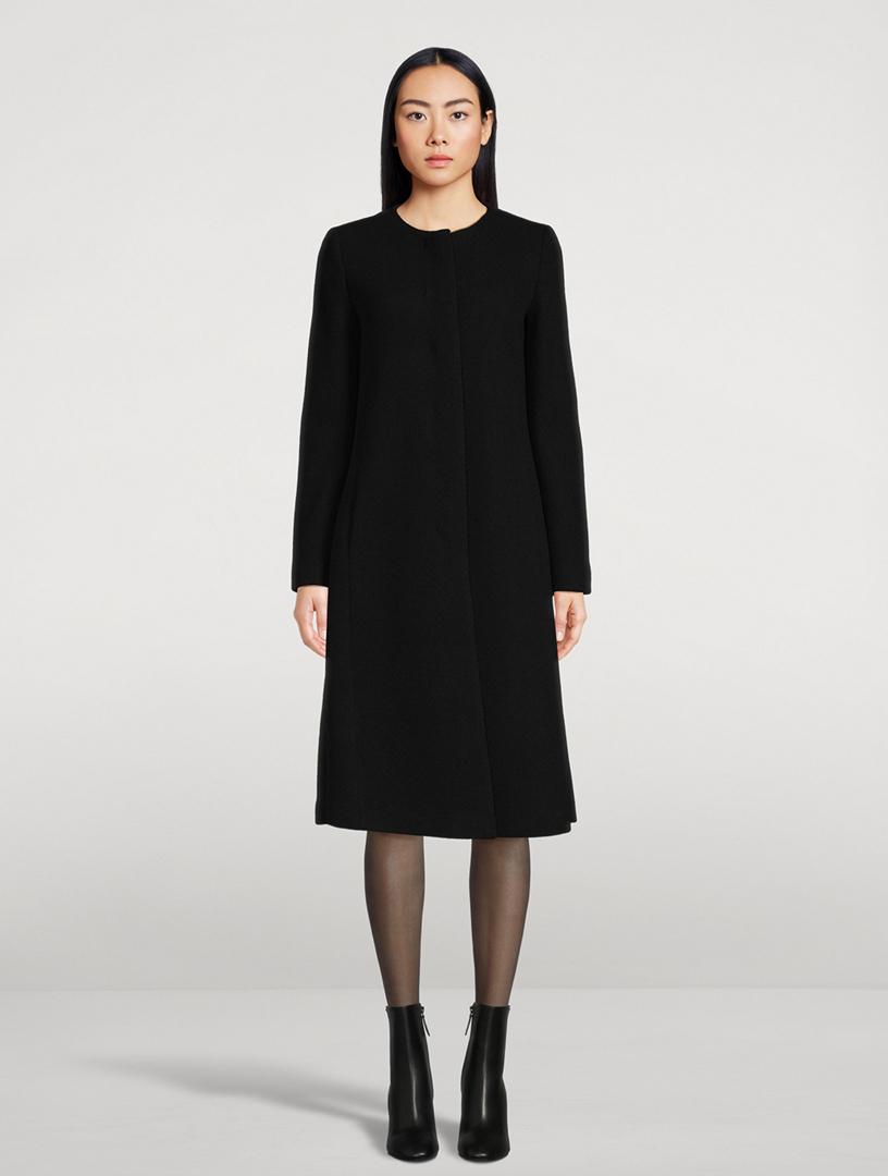 Tie-Neck Coat