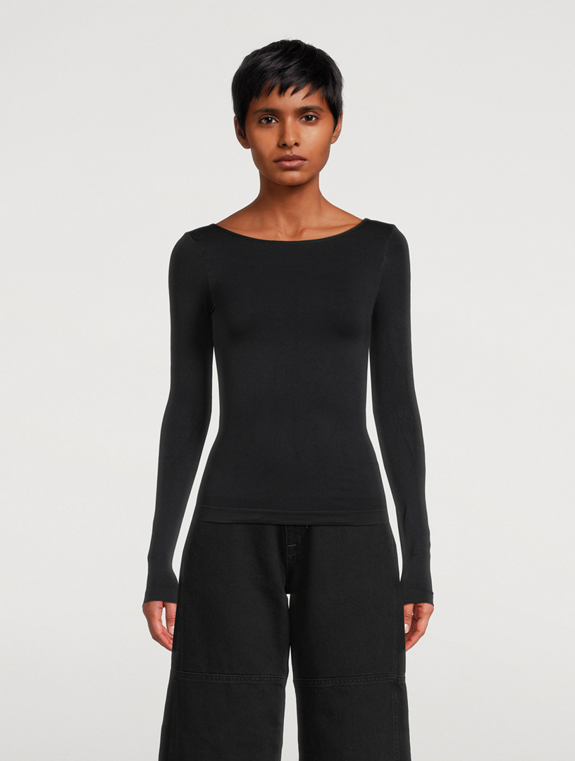 Low-Back Seamless T-Shirt