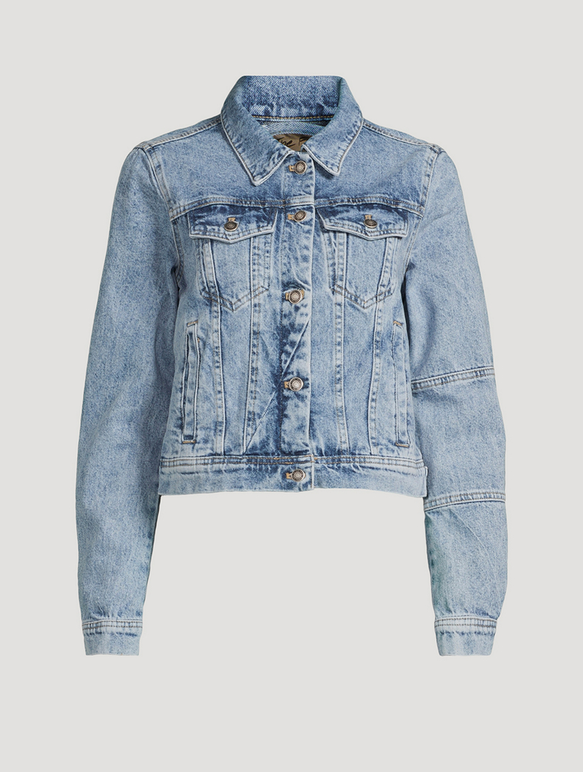 Free people rumours denim jacket store