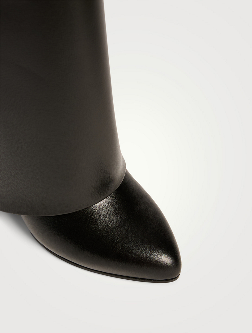 GIVENCHY Shark Lock Leather Knee High Boots Holt Renfrew