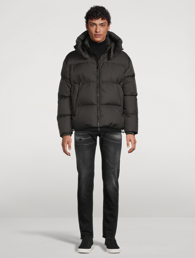 EMPORIO ARMANI Down Jacket In Logo Print Holt Renfrew