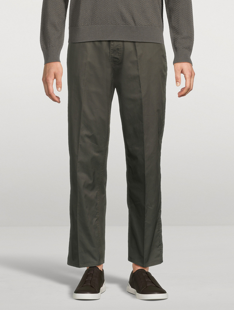 Low-Rise Relaxed Pants
