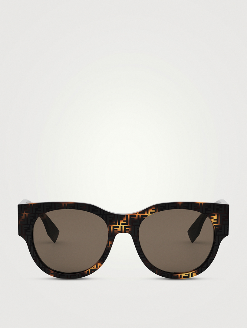 Fendi Baguette Round Sunglasses