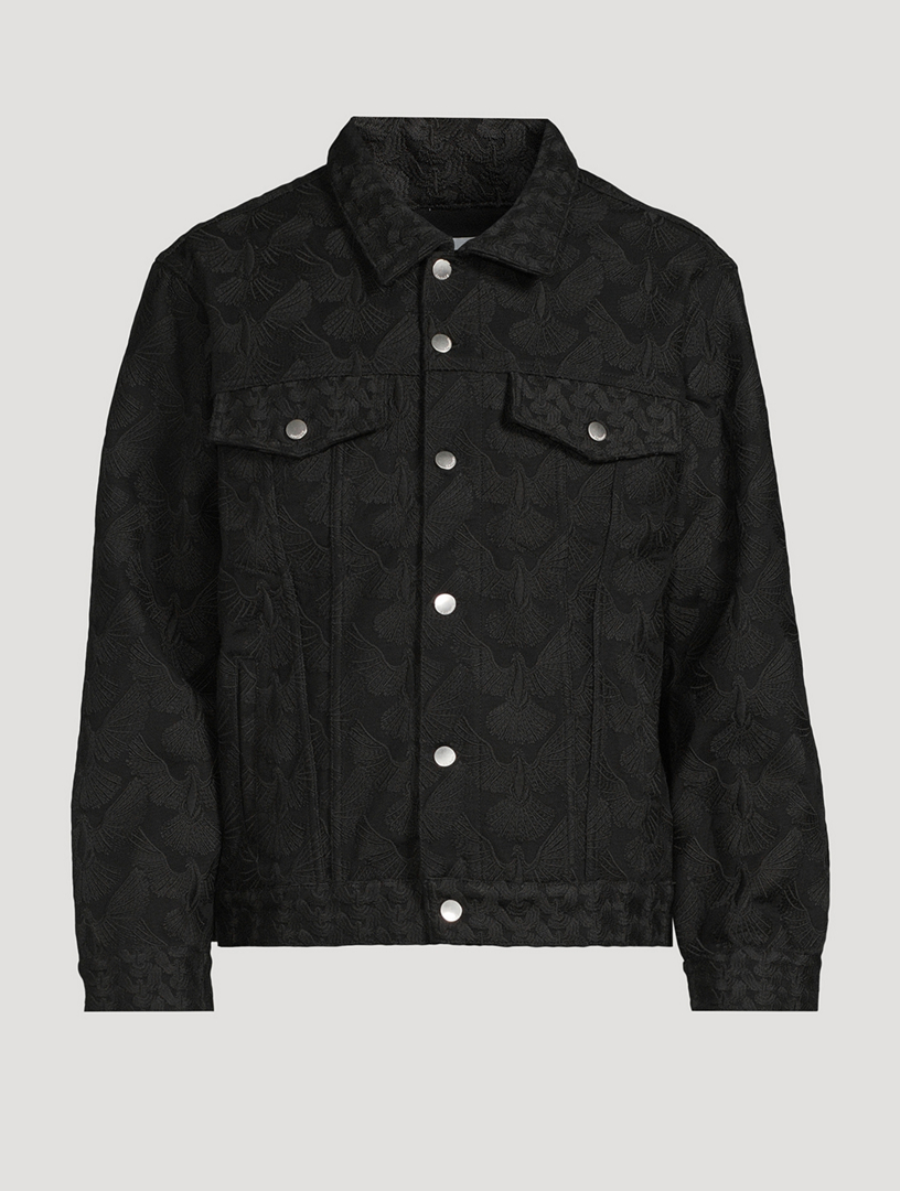 Black denim jacket designer store