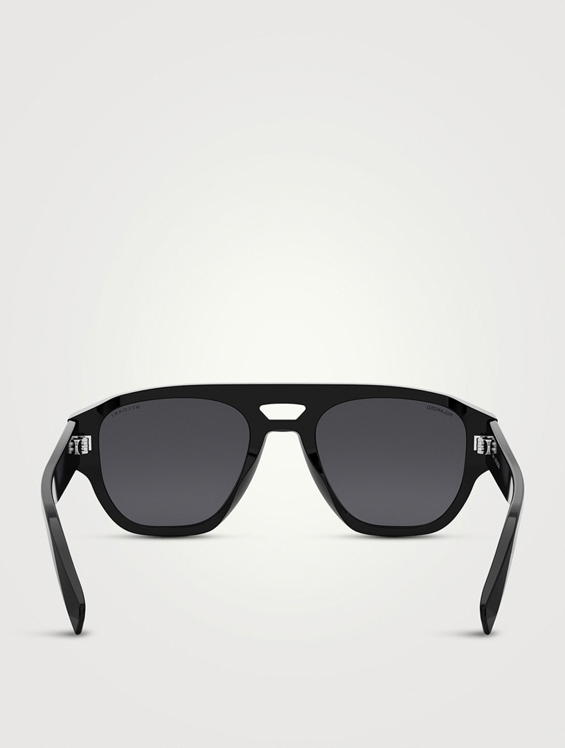 BVLGARI アビエーターサングラス ブラック Bulgari - Bulgari Bulgari Man - Bulgari Bulgari Aviator