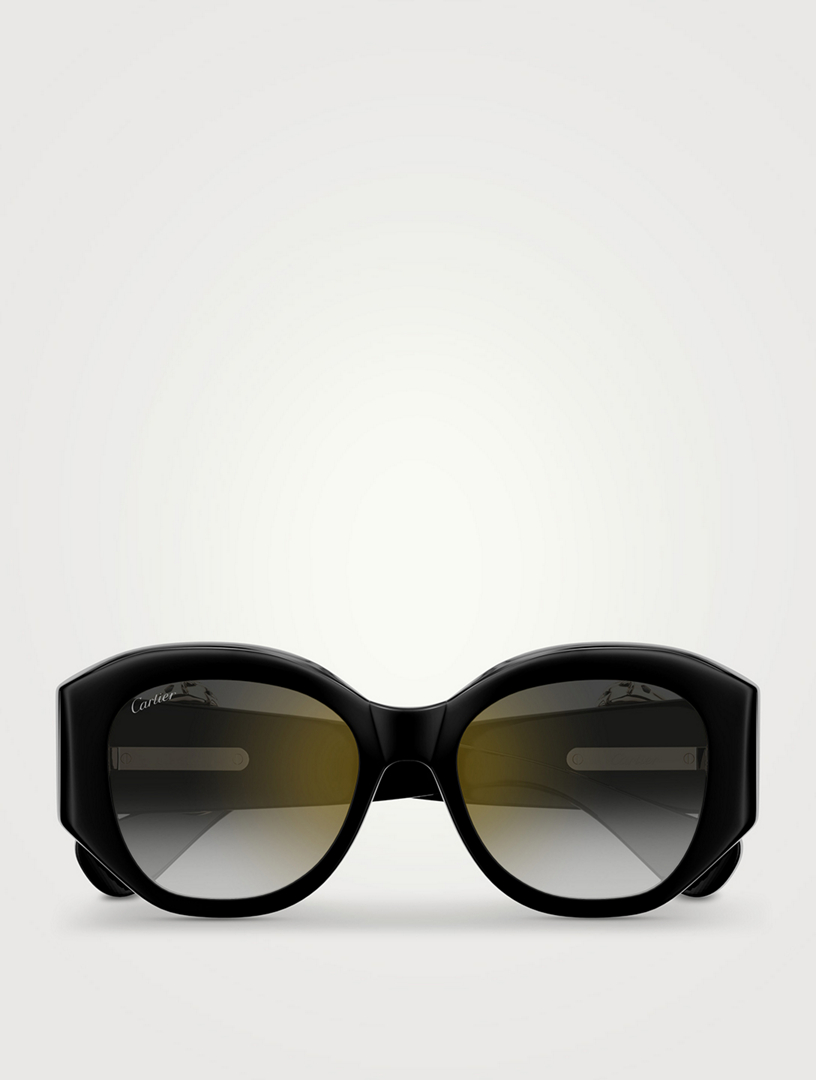 CARTIER Lunettes de soleil à monture œil-de-chat Panthère de