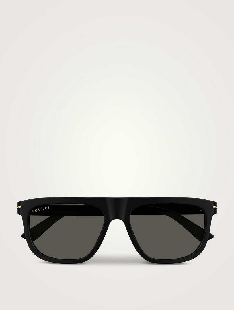 SAINT LAURENT SL 800 Aviator Sunglasses | Holt Renfrew