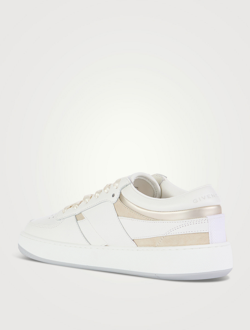 GIVENCHY G Move Leather And Suede Sneakers | Holt Renfrew