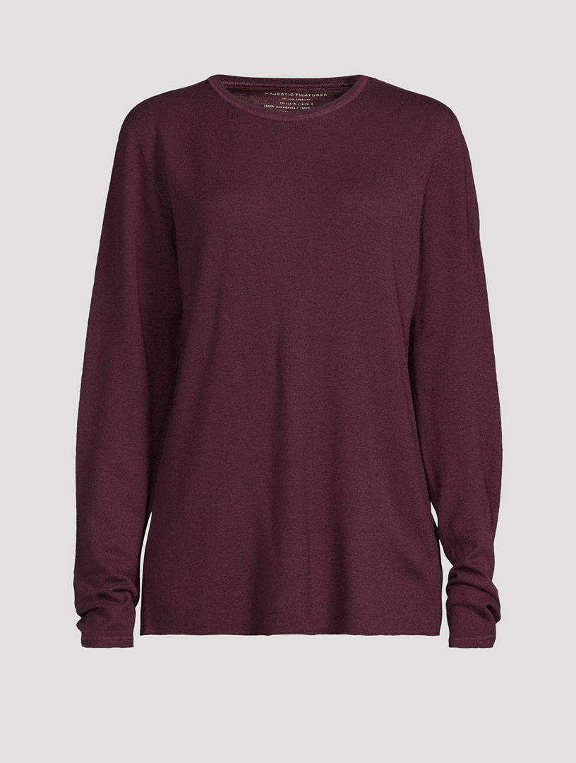 Cashmere Long-Sleeve T-Shirt