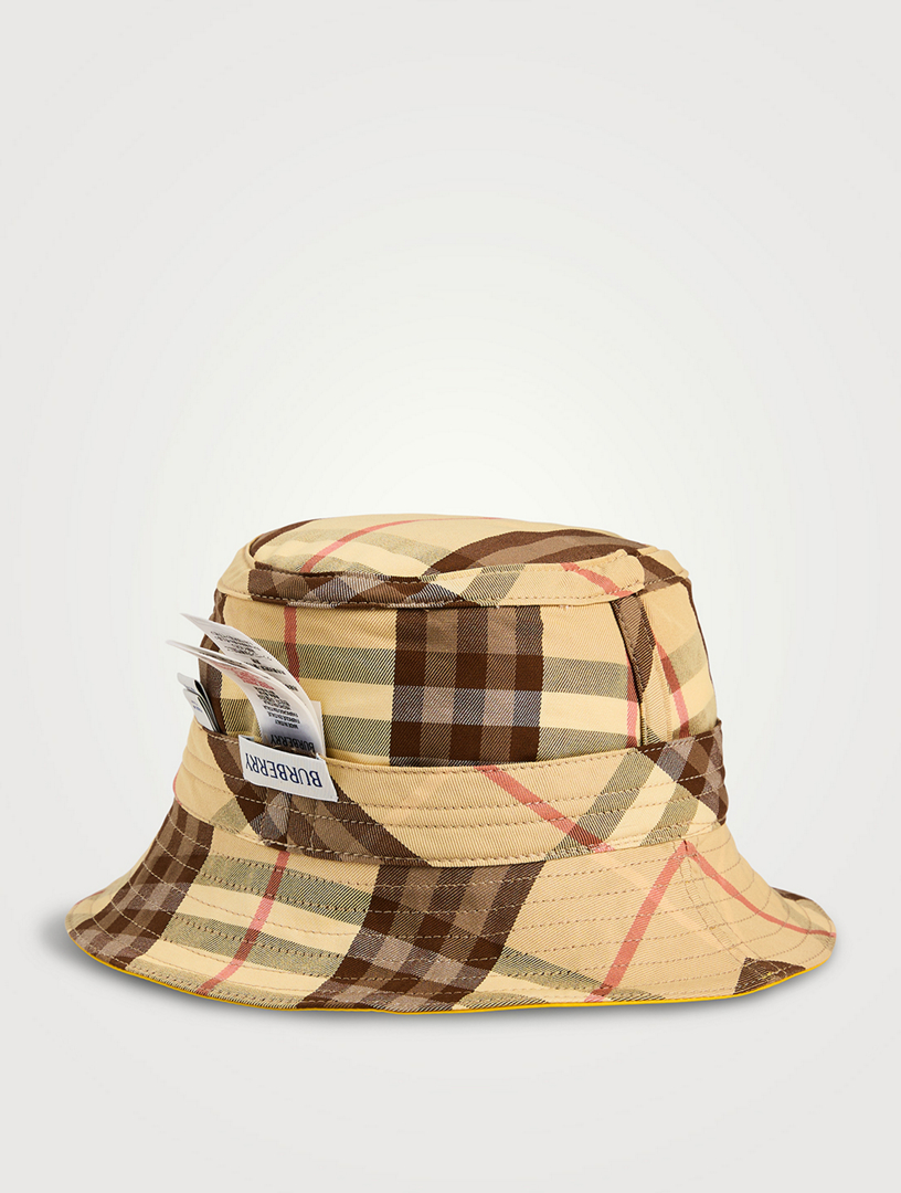 【送料&関税込】Burberry Checked Reversible Bucket Hat BURBERRY Reversible Bucket Hat | Holt Renfrew