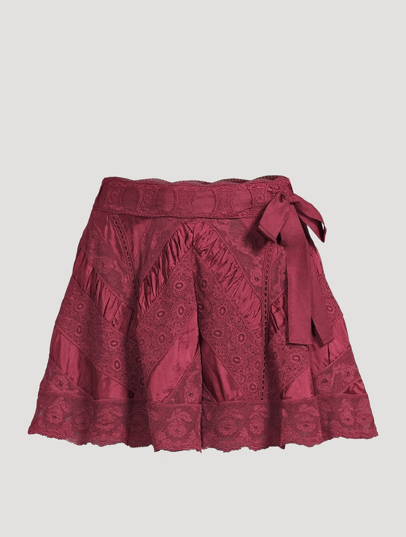 Shayda Lace Mini Skirt