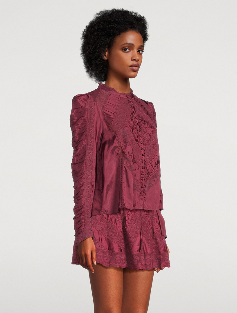 Isaline Puff-Sleeve Blouse