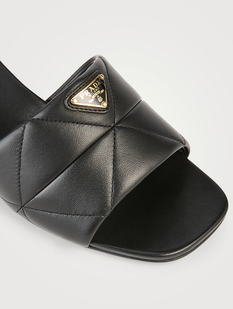 靴 AW1999 PRADA Leather mules 37 PRADA Quilted Leather Mules | Holt Renfrew