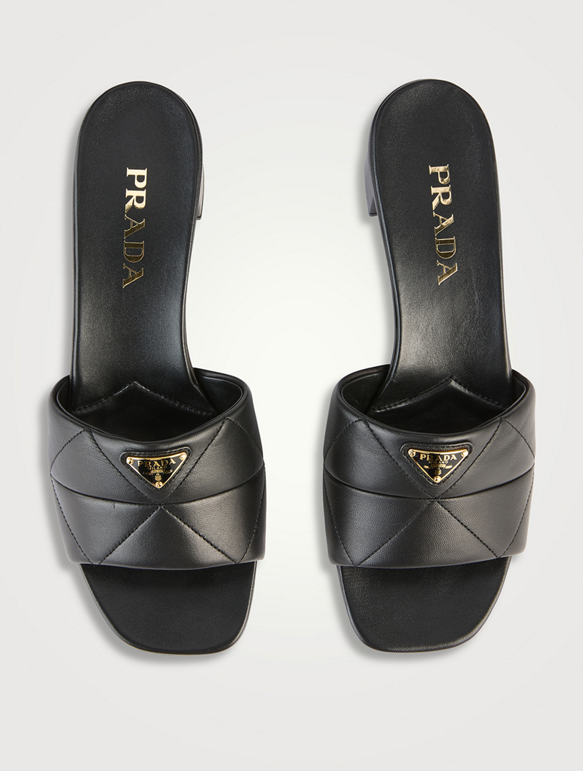 靴 AW1999 PRADA Leather mules 37 Prada Leather Mules | Black | FARFETCH CA