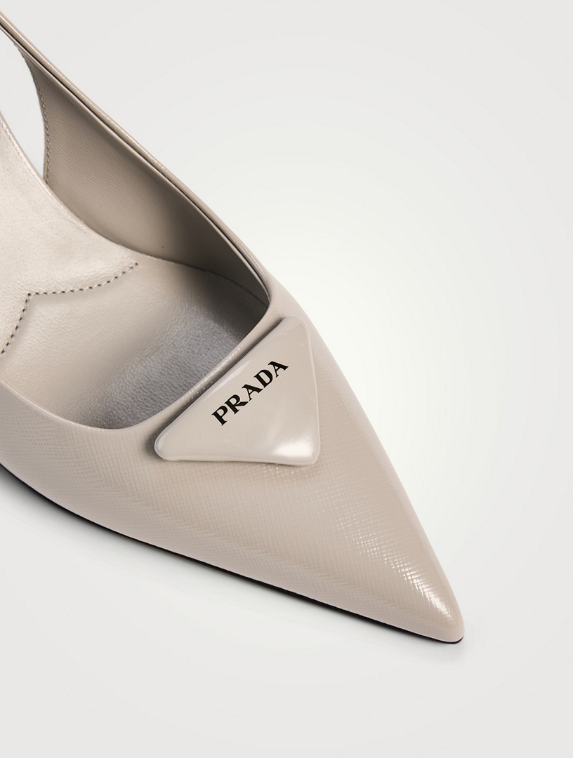 サンダル・ミュール Prada Sandalo Slingback In Pelle Prada Saffiano Leather Slingback Pumps 55 | Harrods UK