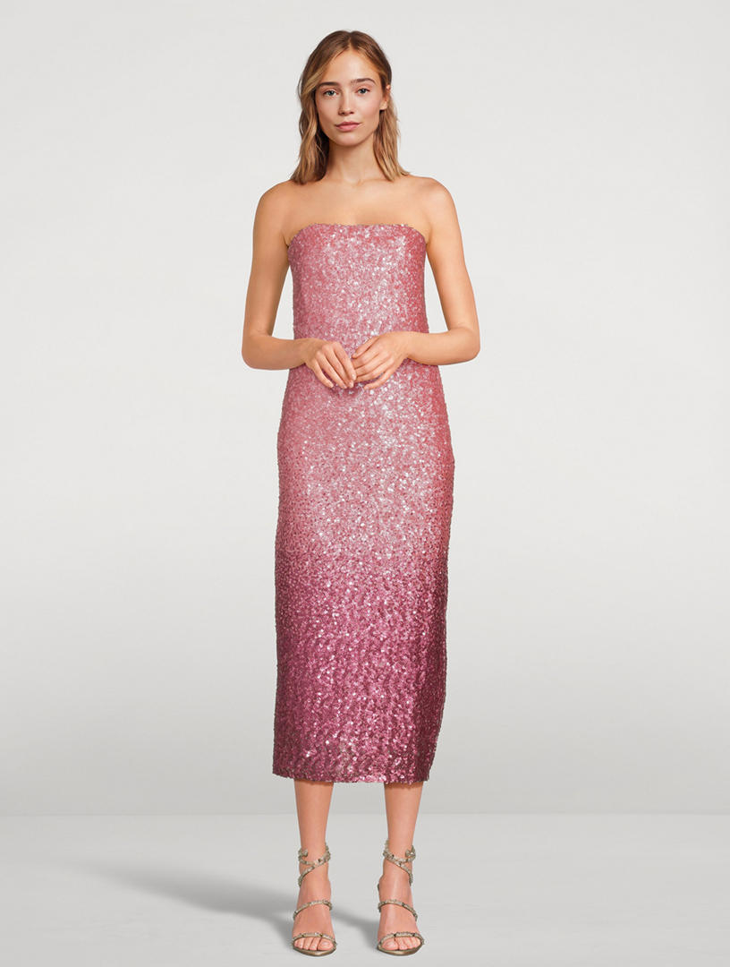 Stasia Ombré Sequin Midi Dress