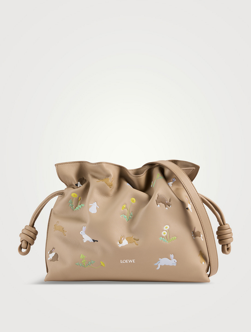 【LOEWE/Suna Fujitaコラボ】Flamenco clutch mini squid bag LOEWE x Suna Fujita Mini Leather Flamenco Clutch Bag