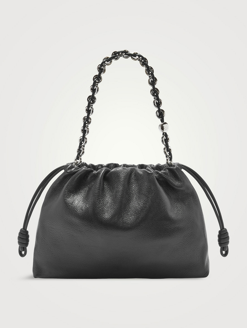 LOEWE Large Flamenco Leather Purse With Donut Chain | Holt