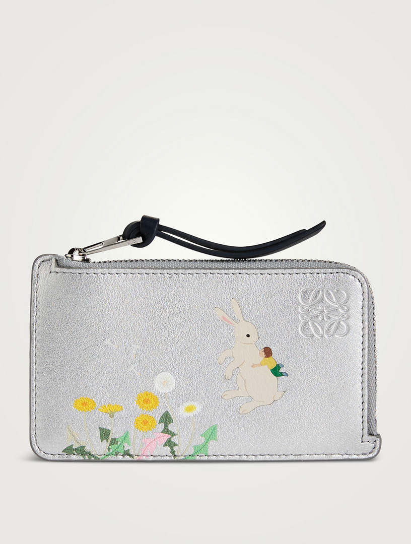 LOEWE Loewe x Suna Fujita Coin Metallic Leather Card Holder Holt Renfrew