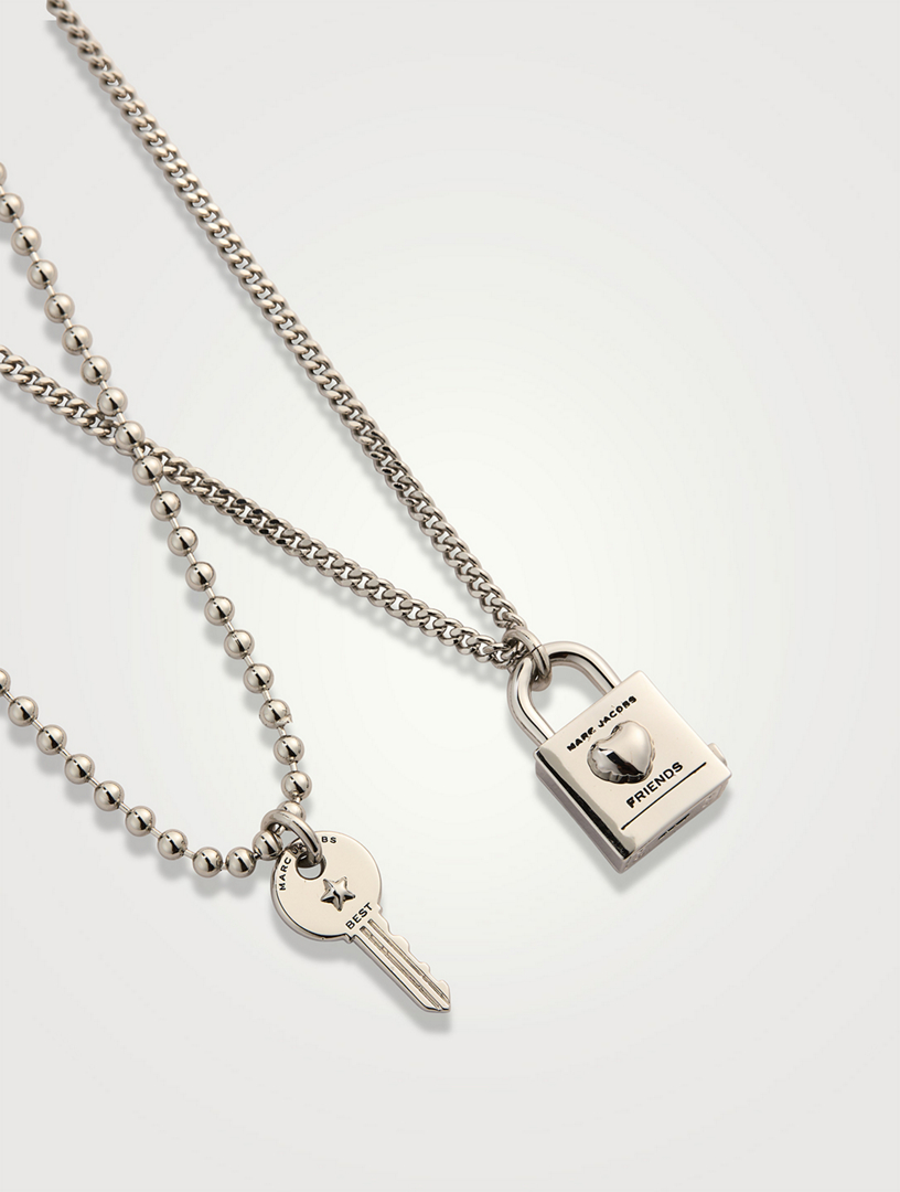 MARC JACOBS Set Of Two Friendship Padlock Necklaces | Holt