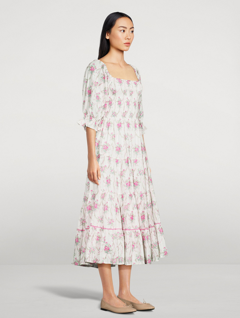 Rigby Midi Dress Floral Print