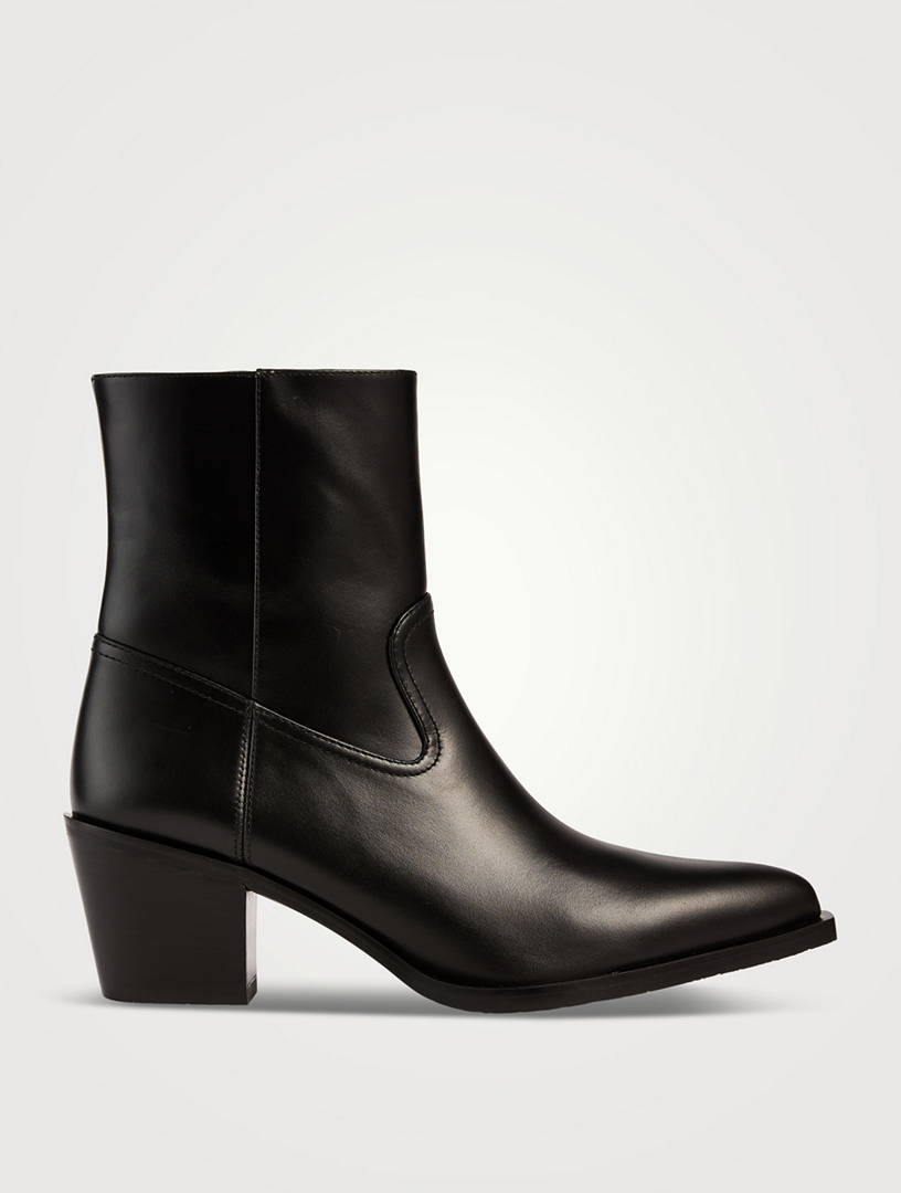 Tate Leather Ankle Boots