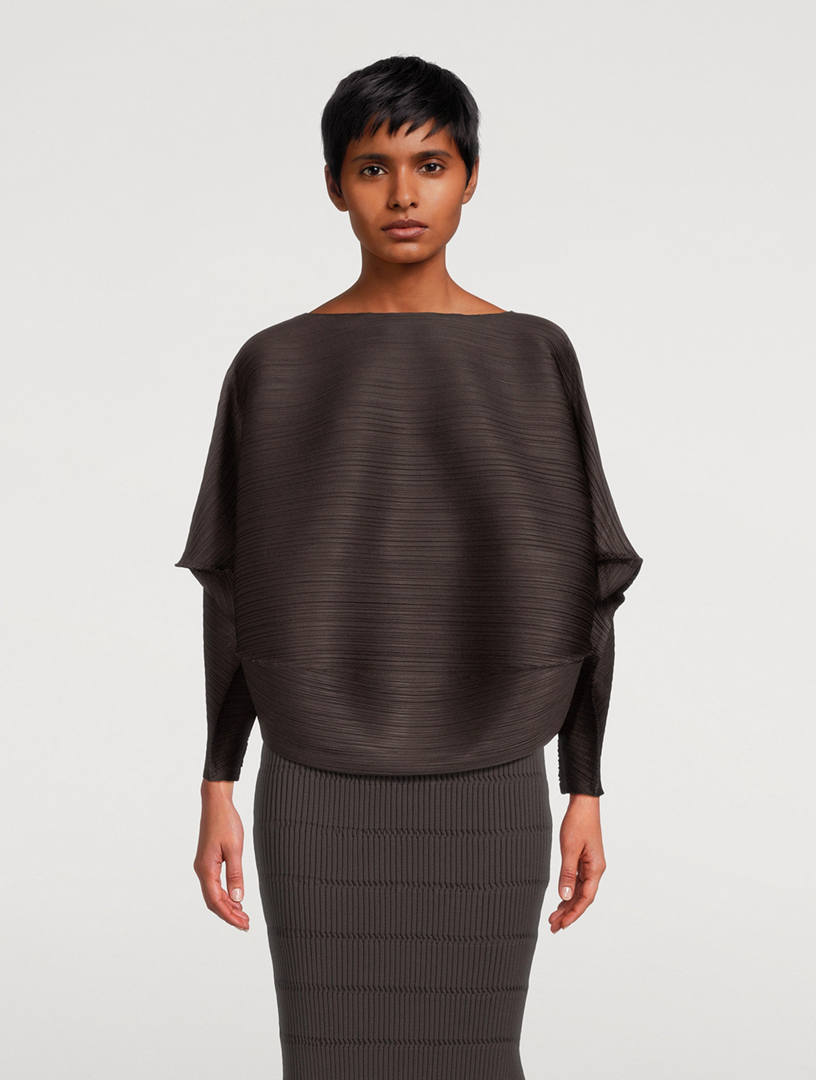 ANGLE PLEATS SHIRT