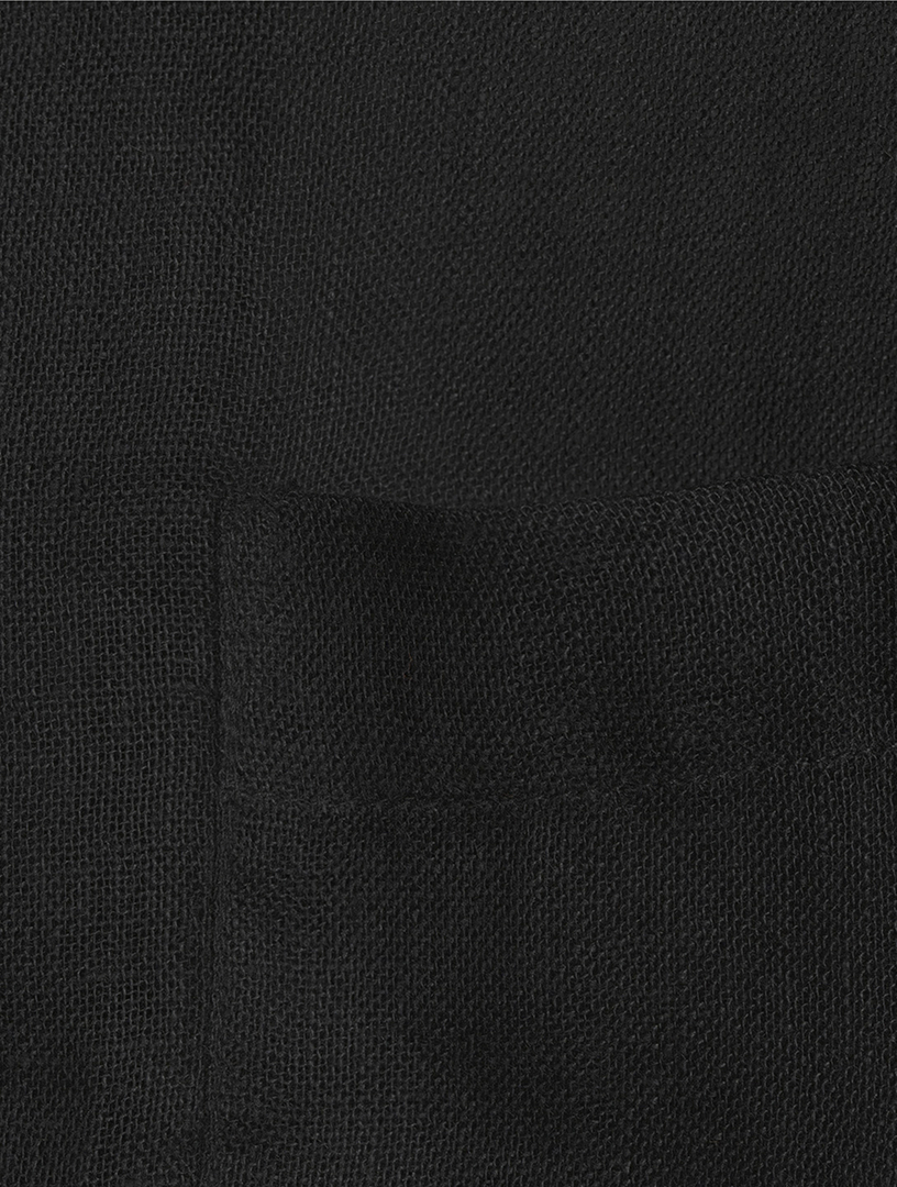 Playa Linen Pocket Blouse