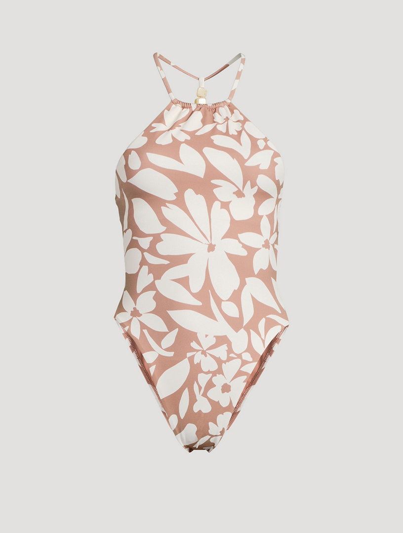 Terra High Neck One-Piece Swimsuit