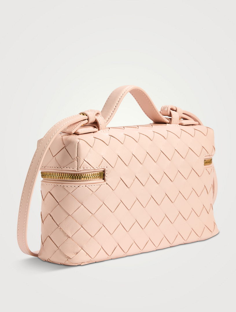 関税送料込♪【BOTTEGA VENETA】Bang Bang Vanity レザー バッグ BOTTEGA VENETA Bang Bang Vanity mini intrecciato leather