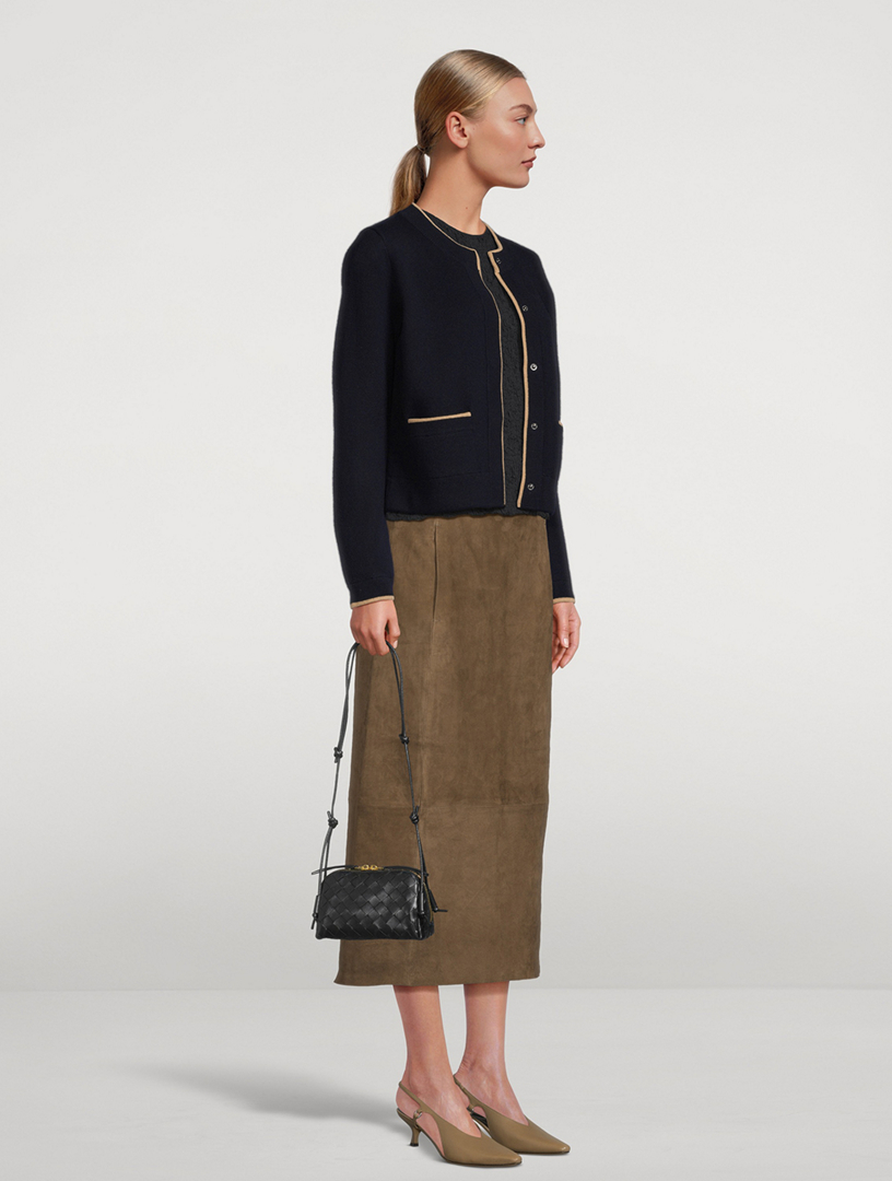 ショルダーバッグ・ポシェット BOTTEGA VENETA CONCERT CROSSBODY BAG IN SMOOTH LEATHER BOTTEGA VENETA Concert Intrecciato Leather Crossbody Bag