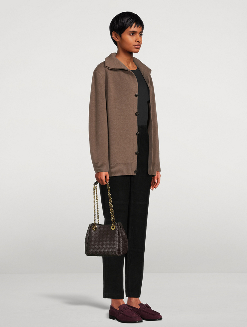 【BOTTEGA VENETA】最新作★MINI PARACHUTE バッグ Bottega Veneta Small Parachute bag for Women - Black in UAE