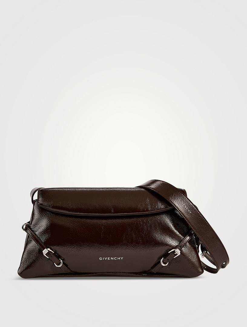 GIVENCHY Small P'tit Voyou Patent Leather Shoulder Bag