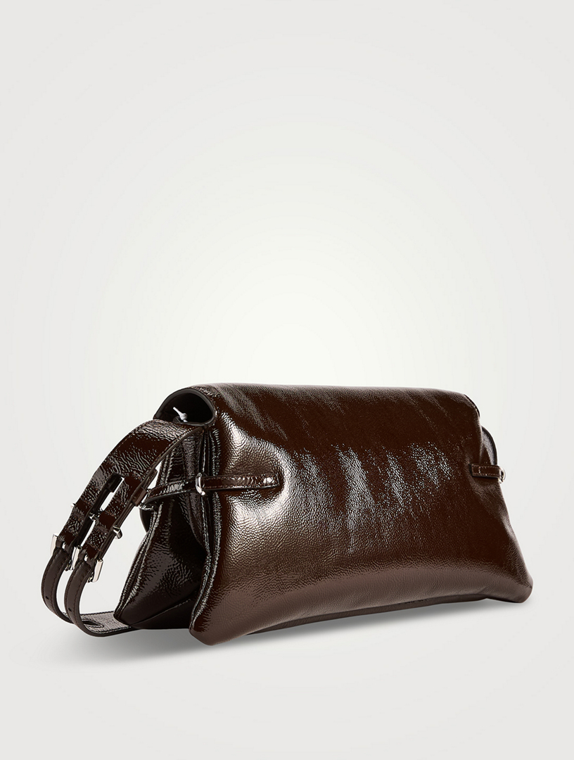 正規店買付【GIVENCHY】P'tit Voyou スモールバッグ GIVENCHY Small P'tit Voyou Patent Leather Shoulder Bag