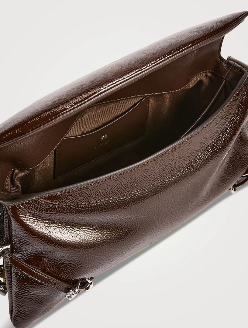 正規店買付【GIVENCHY】P'tit Voyou スモールバッグ GIVENCHY Small P'tit Voyou Patent Leather Shoulder Bag