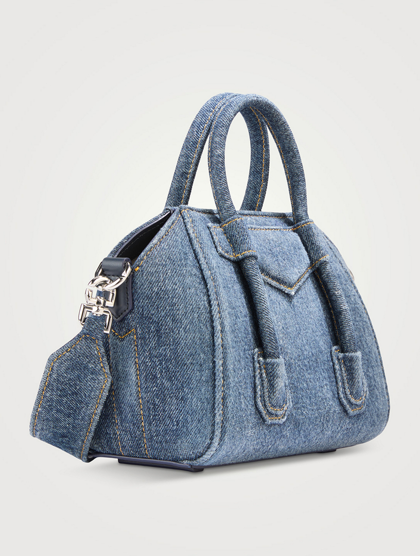 GIVENCHY Toy Antigona Lock Denim Bag | Holt Renfrew