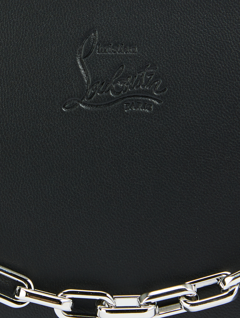 CHRISTIAN LOUBOUTIN Mini Loubila Spike Leather Shoulder Bag | Holt
