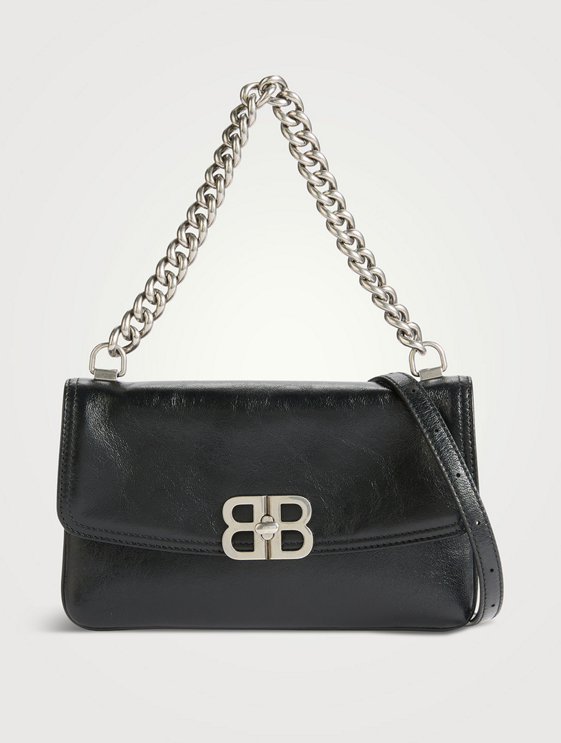 BALENCIAGA◆BBソフトホーボーSレザーバッグ BALENCIAGA BB Soft Leather Phone Bag | Holt Renfrew