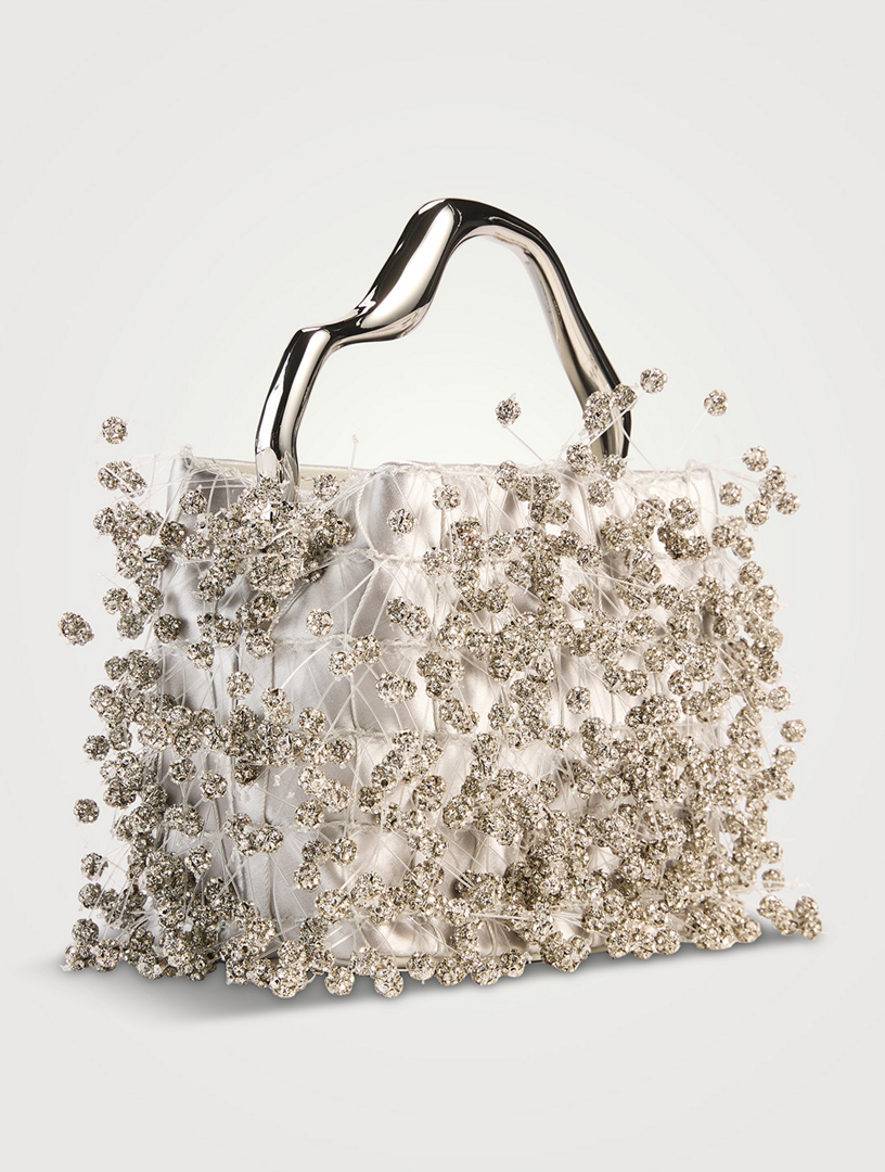 CULT GAIA Mini Solene Embellished Leather Top Handle Bag | Holt