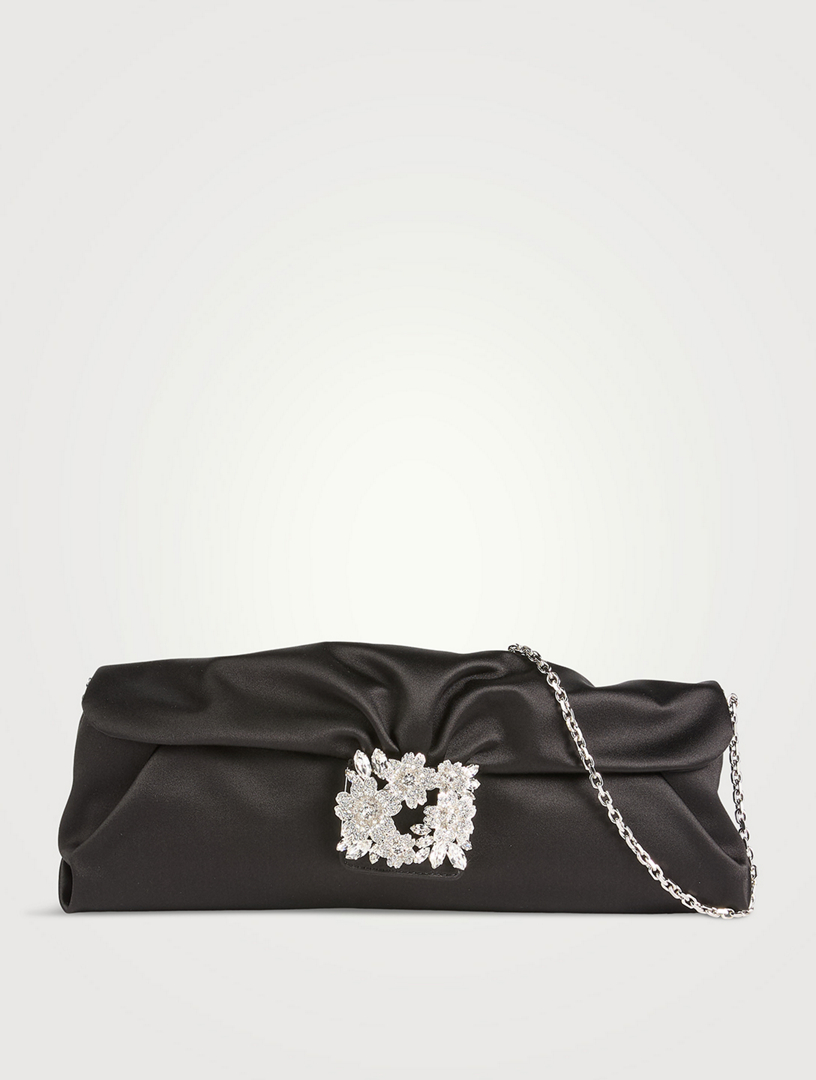 Efflorescence Satin Clutch